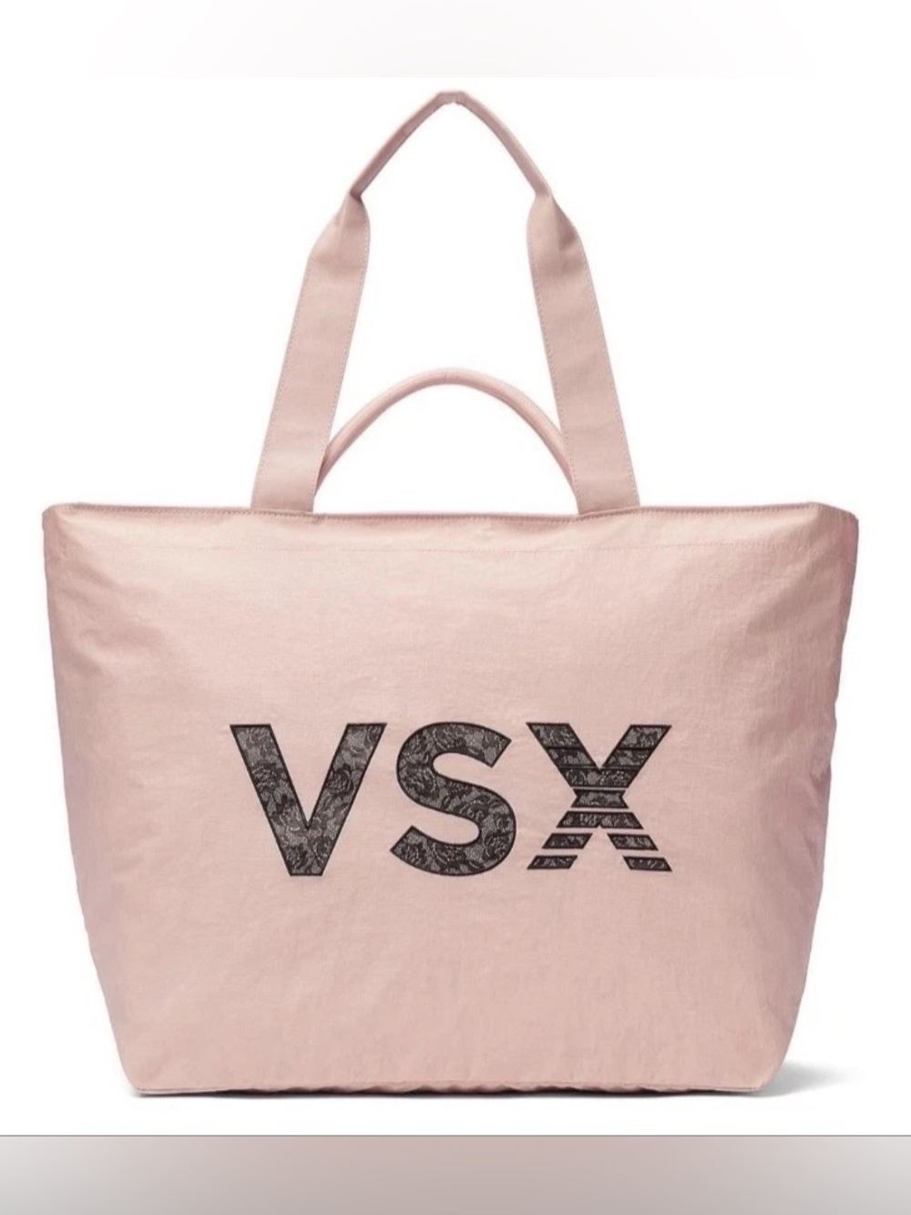 VICTORIAS SECRET VSX FORAL LOGO TRAVEL TOTE
